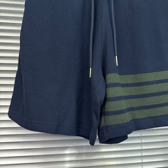 Thom Browne Four Striped Knit Shorts - Picture 3 of 9